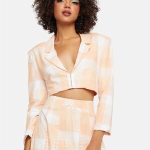 For love and Lemons Eugenie Crop Blazer - XL